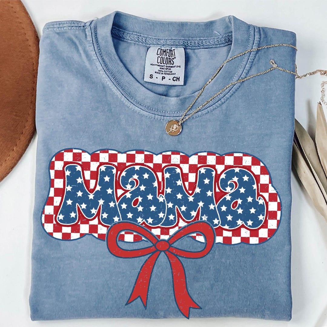 American Mama Coquette Png Retro Checkered 4th of July Png 1776 Png ...