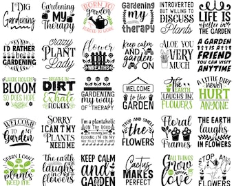 Gardening Svg Bundle, Gardening Png, Gardener Svg, Funny Gardening Svg, Gardening Quotes, Plant Lover Svg