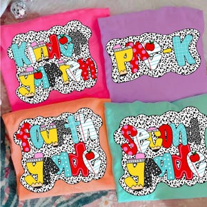 Preppy Back to School Floral Bundle, First Day Of School, School Png, Preppy School Png, First/Second/Third Grade Design, School Bundle Png