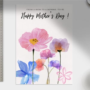 Template carte fête des maman