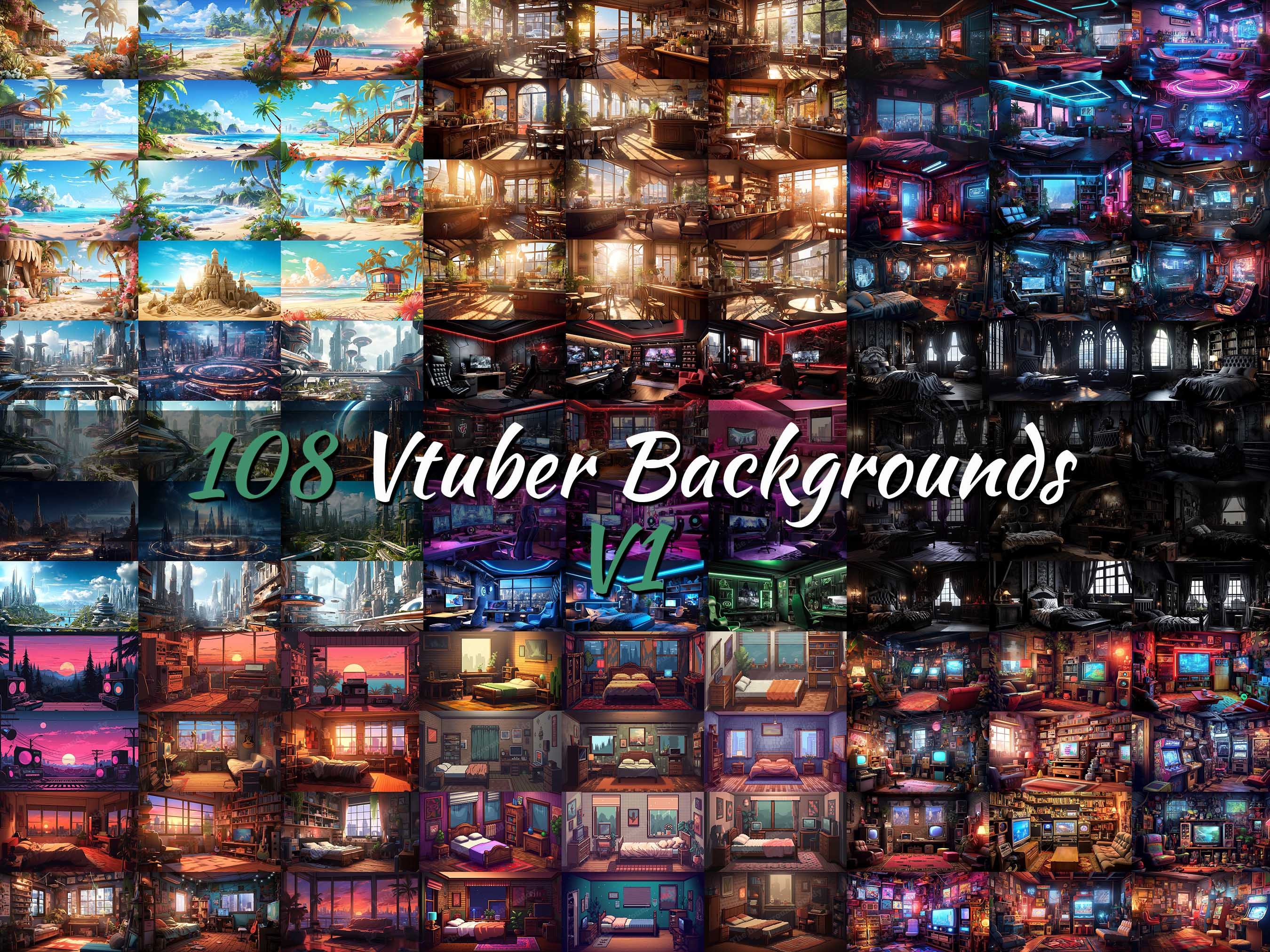 Vtuber Background, Stream Room Background, Vtuber Room Background ...