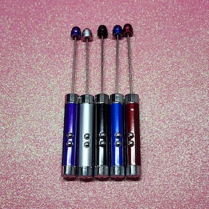 Beadable LED Flashlight: Black Light, Red Dot, SOS Flashing Light