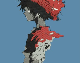 Luffy Modern Graffiti Embroidery One Piece