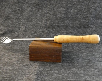 Handgefertigter Holzgriff Rückenkratzer