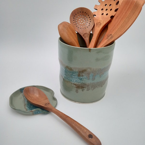 Kitchen Utensil Holder Etsy