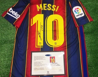 BARCELONA 2013 2014 MESSI 10 AWAY BLACK UCL SHIRT (Excellent) L