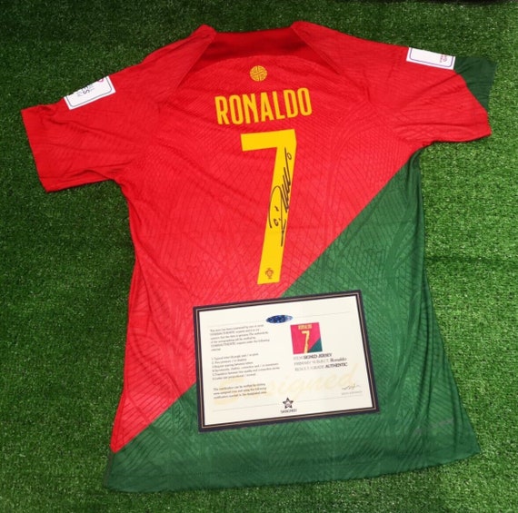 Cristiano Ronaldo Portugal National Team Autographed Nike Red