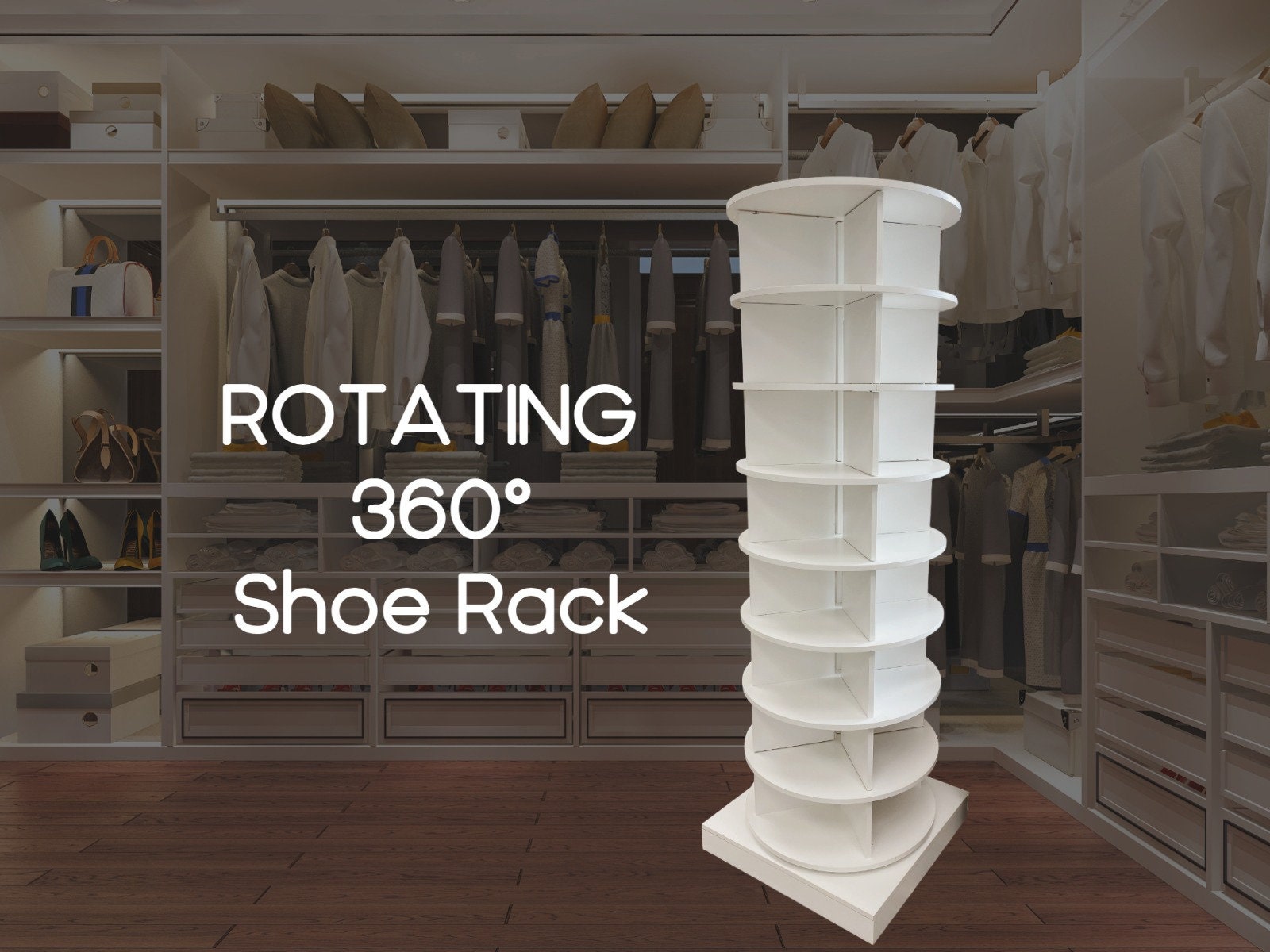 360 Organizer by Lazy Lee Rotating Shoe Rack Tower -  Portugal