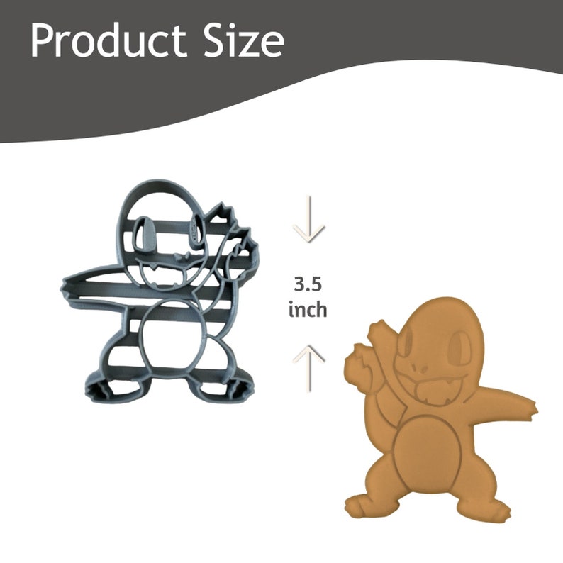 Gamers Cookie Cutters Set 7 Pikachu Bulbasaur Charmander Pokeball