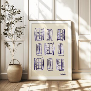 Windows Paris Print, French BuildingArt, Parisian Wall Decor, Window Artwork, Architecture Print, Paris Façade Art, Paris Building Art