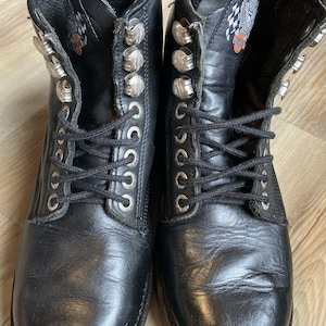 Vintage Mens Harley Davidson Boots - Etsy