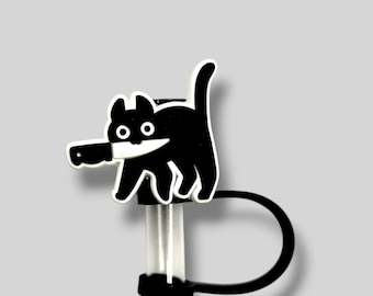 Adorno de pajita Serial Kitty de 8 mm