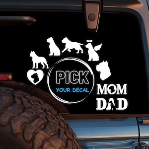 Cane Corso Decals | Laptop Decal | Water Bottle Decal | Car Decal