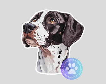 Pointer Sticker, Weatherproof Vinyl Decal
