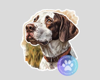 Pointer Sticker, Weatherproof Vinyl Decal