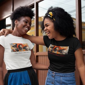 Hey Sisters, Soul Sister | Black Women t-shirt | Black girl magic shirt| Melanin t-shirt -Women&#39;s Softstyle Tee