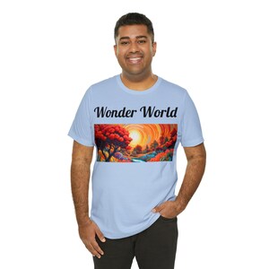 Wonder World-Unisex Jersey Short Sleeve Tee