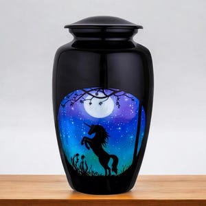 Handmade Cremation Urn for Human Ashes, Funeral Urn for Ashes Adult, Burial Urn Container for Human remains Memorial Funeral Urn