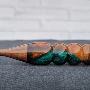 Virknål i epoxiharts: Ergonomiskt handtag i rosenträ, 3 mm-12 mm Design-01