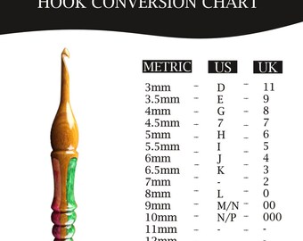 Rosewood Resin Crochet Hook: Ergonomic Knitting Needle