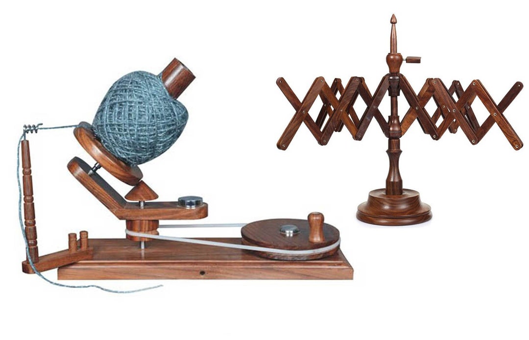 Yarn Winder and Swift Yarn Winder Combo Handoperated Ball Winder