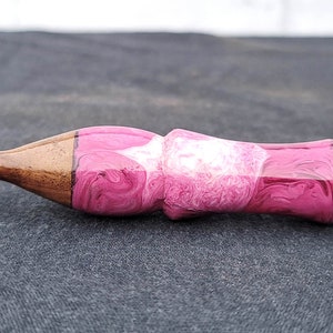 Handmade Epoxy and Rosewood mix crochet hooks Soft Handle Knitting Needles for Knitting and Crocheting 3mm to 12mm Pure Rosewood Pure Epoxy