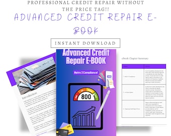Advanced Credit Repair E-Book