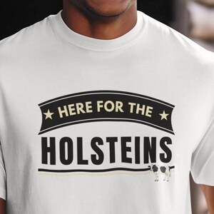 Hier für das Holsteins T-Shirt - Kuhzucht Milchviehbetrieb T-Shirt - Herren Viehzucht T-Shirt - Erwachsenen Farm Thema Bekleidung - Herrenrinder-Shirt