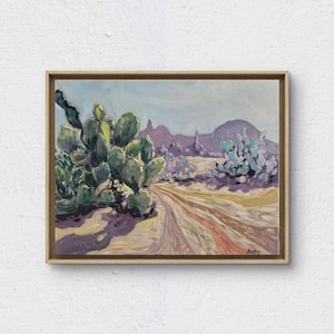 Prickly Pear - Original Oil Painting on Stretched Canvas (16&quot;x 20&quot;)
