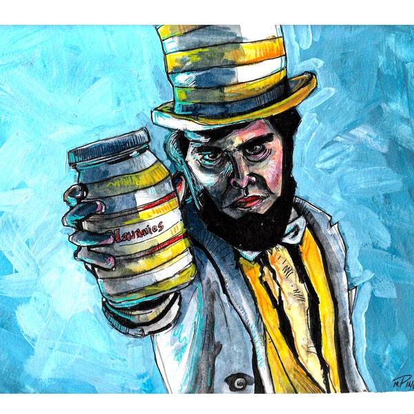 Two Jar Slave - Mixed-media, Mr. Show Fan Art Print