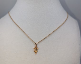 安い 14k W Pendant Gold Hills Black 12k 10k GF Leaf BHG Chain ピアス