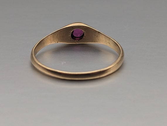 14k Ruby Yellow Gold Ring. 14k Ruby Ring. 14k Wom… - image 7