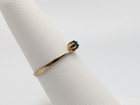 8k Vintage Yellow Gold Sapphire Ring. 8k Vintage … - image 6