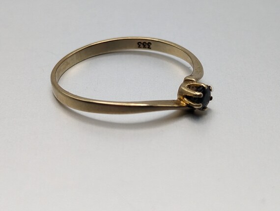 8k Vintage Yellow Gold Sapphire Ring. 8k Vintage … - image 4