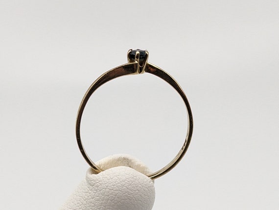 8k Vintage Yellow Gold Sapphire Ring. 8k Vintage … - image 7