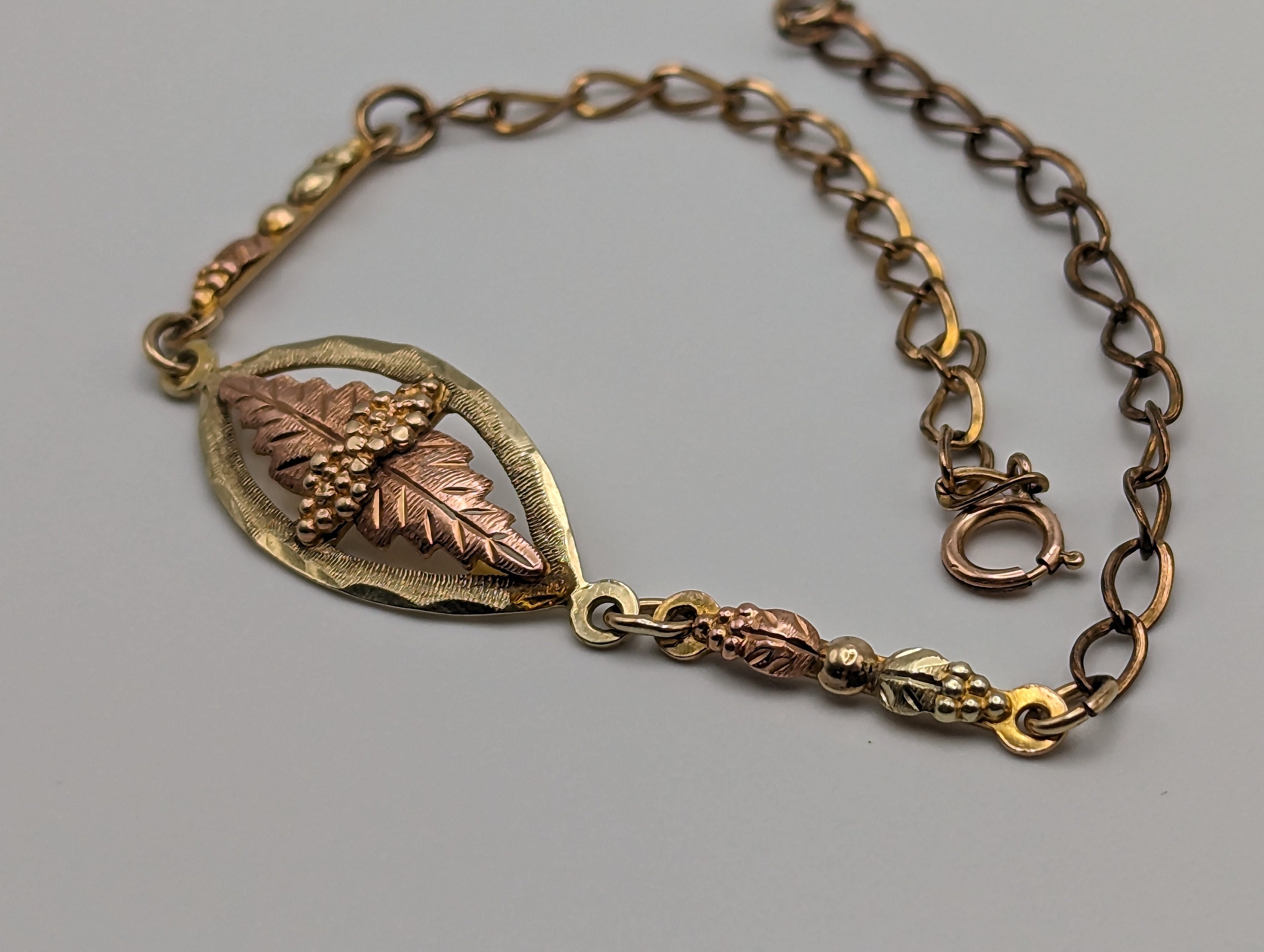 Vintage black hills gold jewelry - Etsy 日本
