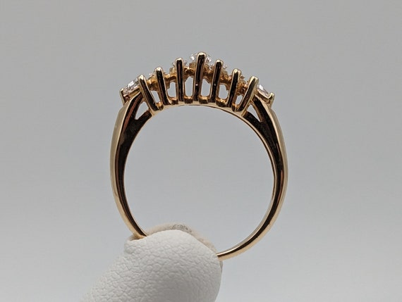 14k Yellow Gold Diamond Wedding Ring. 14k Yellow … - image 9