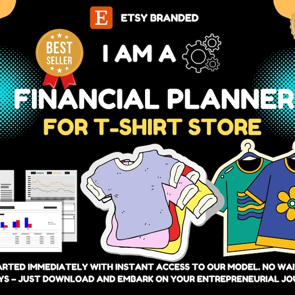 Etsycom T-shirt store Financial Planner with Finance template, Digital Budget Planner printable,best selling shirt that go hard.cottage core