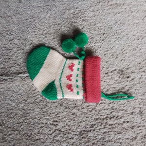 Christmas stocking ornament