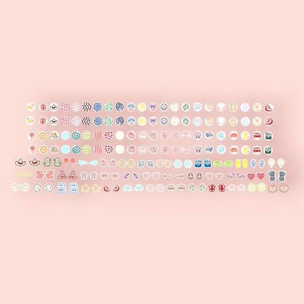 84 Pairs Cute Mini Stud Earring Digital File | SVG | Laser Cutting File | Cricut | Earring Template | Earring Bundle | Tiny Studs Glowforge