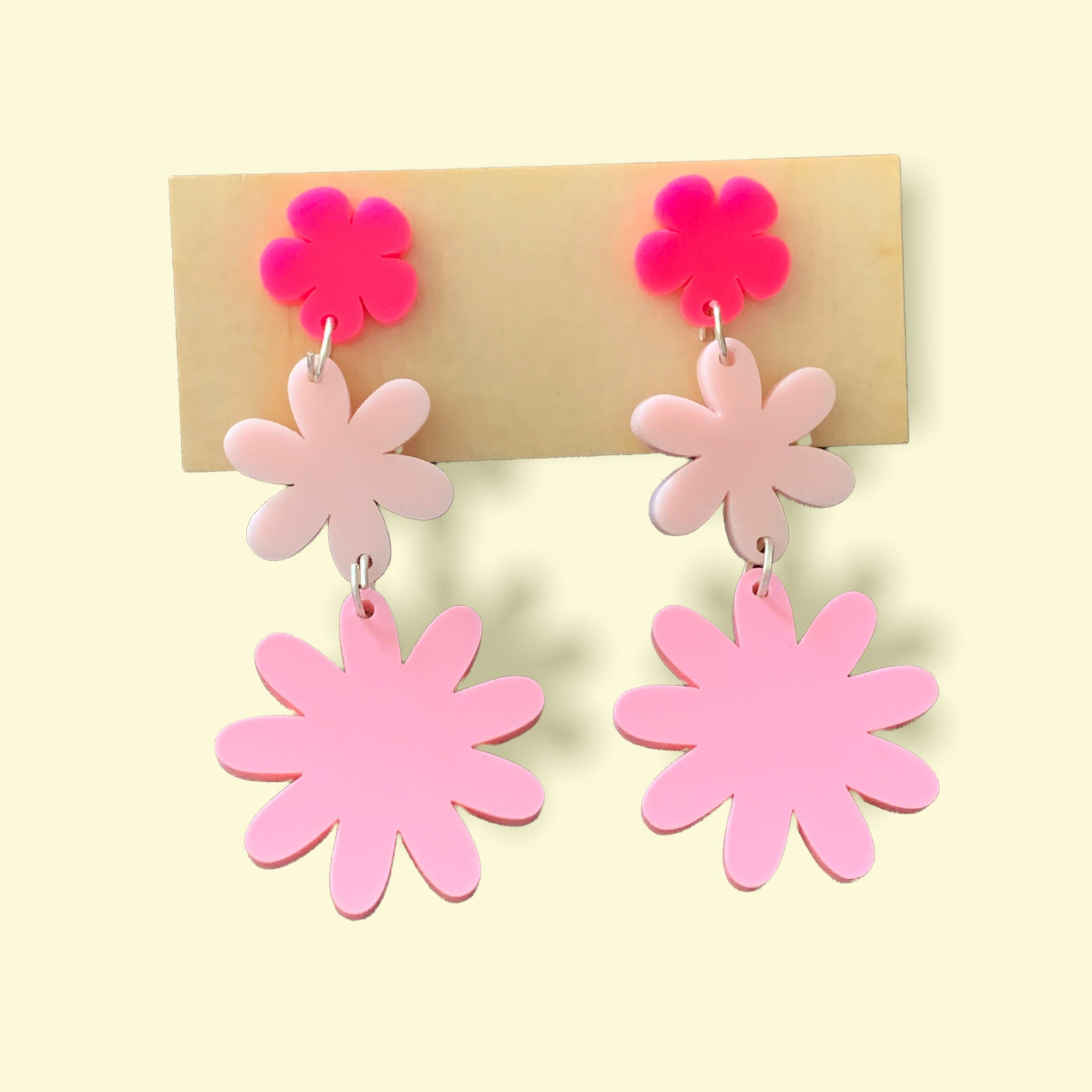Bright and Fun Earring Digital File SVG Laser Cutting File Cricut File