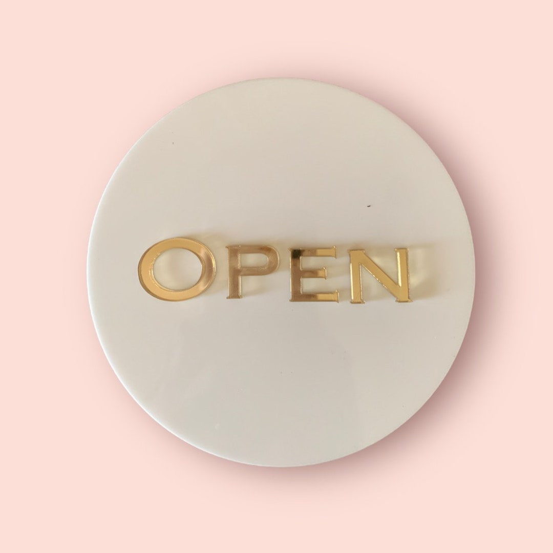 Open Closed Sign Template: Laser Cut SVG, Cricut, DIY (digital Download ...