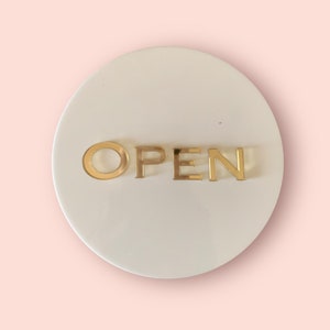 Öffnen Sie geschlossene Zeichen Vorlage Datei | Hochwertige Laserschnittdatei | Cricut-Datei | DIY Design | SVG-Datei | Shop-Zeichen | Laden öffnen