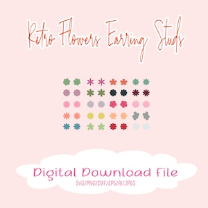 Paquete de plantillas SVG para aretes: 20 diseños cortados con láser (descarga digital)