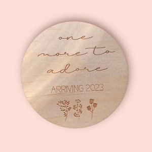 Un de plus à adorer fichier modèle de faire-part de naissance | Fichier de découpe laser de haute qualité | Fichier Cricut | Conception DIY | Fichier SVG | Nouveau bébé