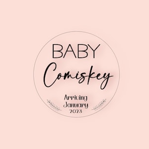 Baby Ankunft Geburtsankündigung Vorlagendatei | Laser-Cutting-Datei | Cricut-Datei | Silhouette-Datei | DIY Design | SVG-Datei | Neues Schätzchen