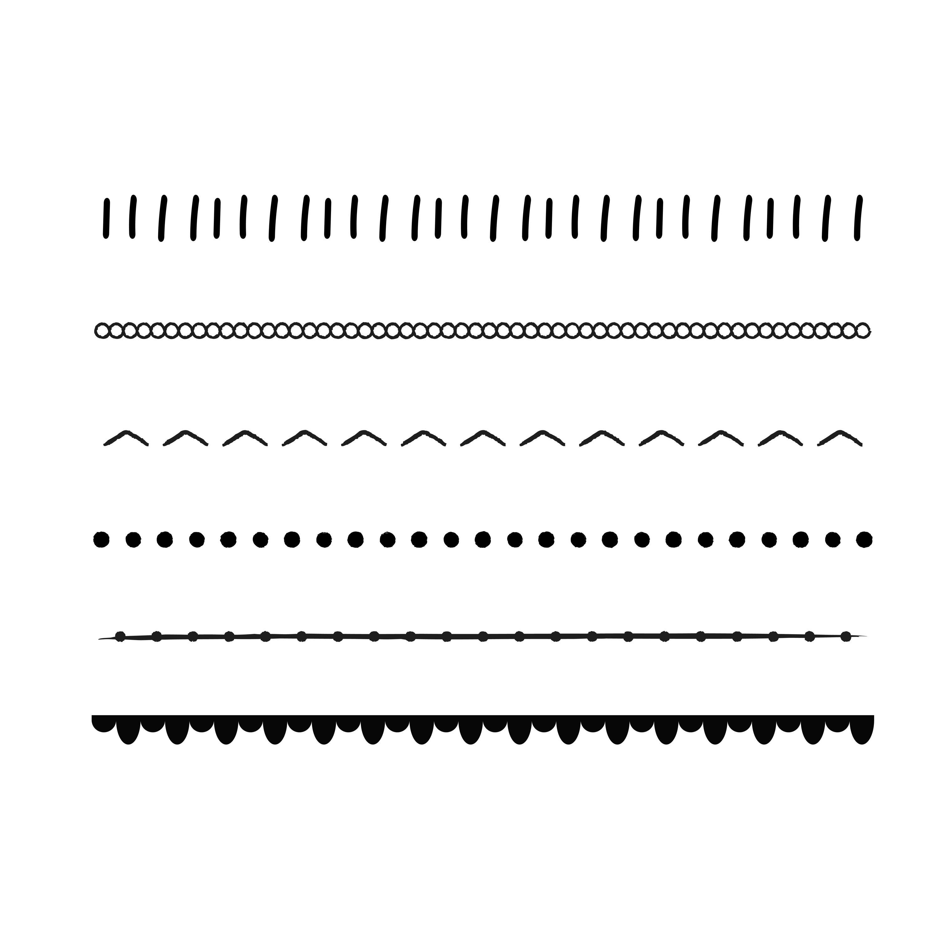 Simple Boder Svg Hand-drawn Border Clipart | Simple Invitation Borders (SVG, PNG, PDF ...
