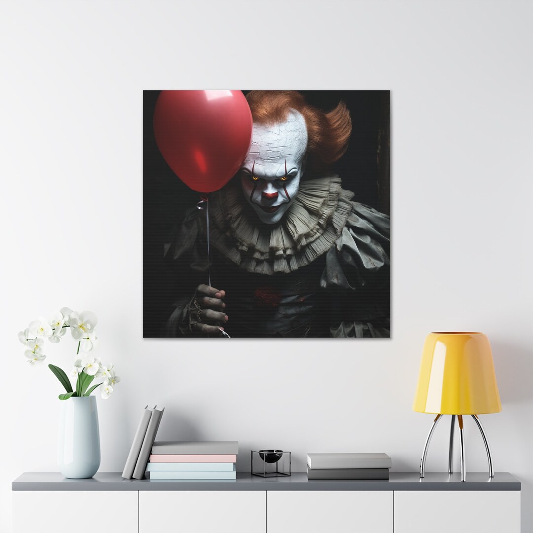 Pennywise Halloween Printable Art Digital Download Spooky Home Decor ...