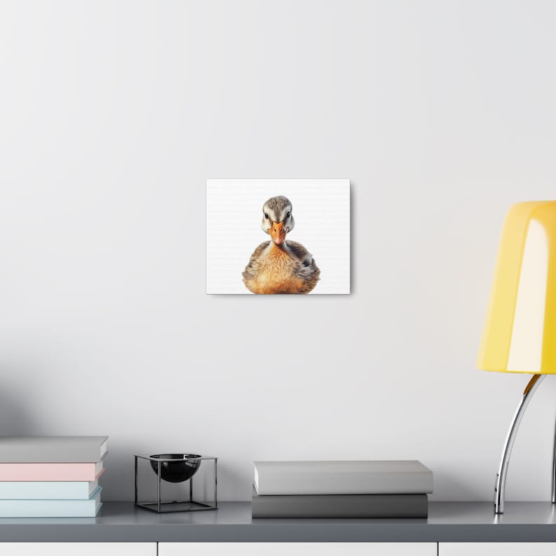 Duck Nursery Decor Wall Art Baby Animal Canvas for Nursery Etsy