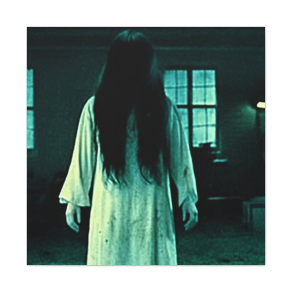 Halloween The Ring Sadako Yamamura Printable Art Digital Download | Horror Movie Decor, 4 high quality PNG files